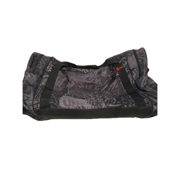 UNIT Heavy Duty Duffel Bag 22"x12"x10" Gray Black Red - Picture 3 of 7